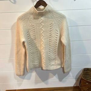 Women’s medium wool sweater natural fiber soft